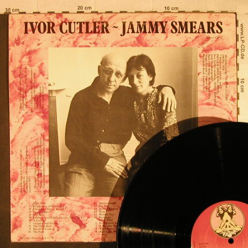 Cutler,Ivor: Jammy Smears, vg+/m-, Virgin(V2065), UK, 1976 - LP - H939 - 9,00 Euro
