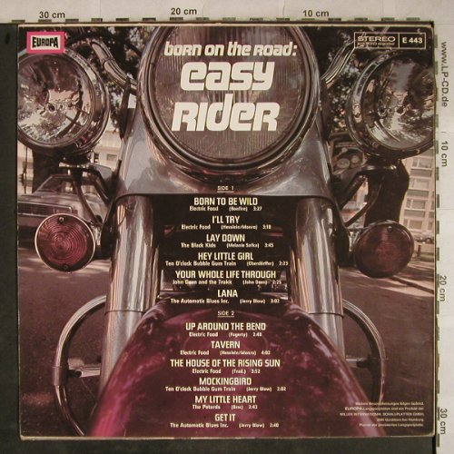 Easy Rider: Born On The Road, V.A., vg+/m-, Europa(E 443), D,  - LP - H9419 - 5,00 Euro