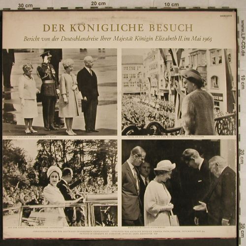 Königin Elizabeth II in Deutschland: Der Königliche Besuch Mai 1965, D.Grammophon(009 203), D, Mono, 1965 - LP - H9541 - 25,00 Euro