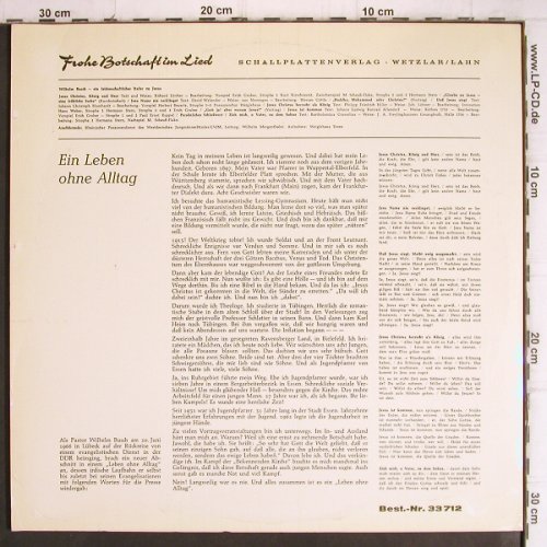 Busch,Wilhelm (Pastor Lübeck 1966): Ein Leidenschaftl. Rufer zu Jesus, HSW, Foc (33 712), D, m-/vg+ Typ: LP Best.-Nr.: V1250 Preis: 7,50 Euro