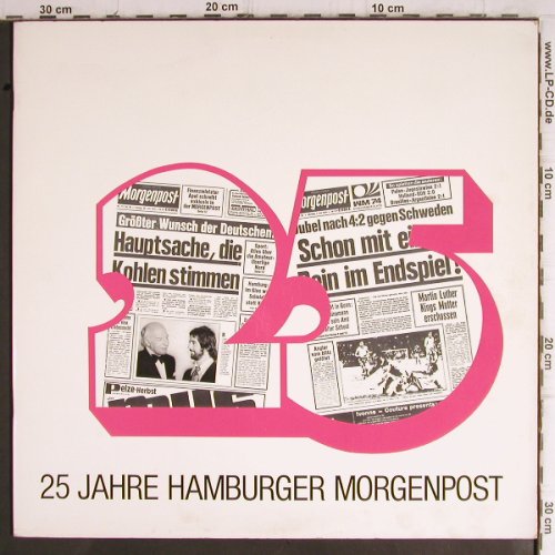V.A.25 Jahre Hamburger Morgenpost: Booklett 20S.+ V.A.Sampler, Philips (6830 174), D, 1974 Typ: LP Best.-Nr.: V1383 Preis: 7,50 Euro