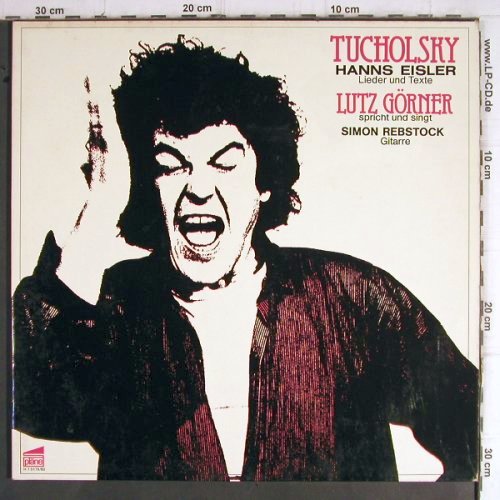 Görner,Lutz: Tucholsky/Eisler, spricht u. singt, Pläne(H70179/80), D, Foc, 1978 - 2LP - V1401 - 9,00 Euro