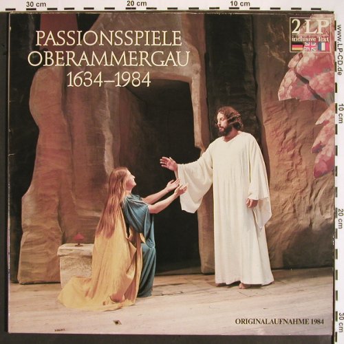 Passionsspiele Oberammergau: 1634-1884, Foc, Booklet, Polydor(821 123-1), D, 1984 - 2LP - V1492 - 9,00 Euro