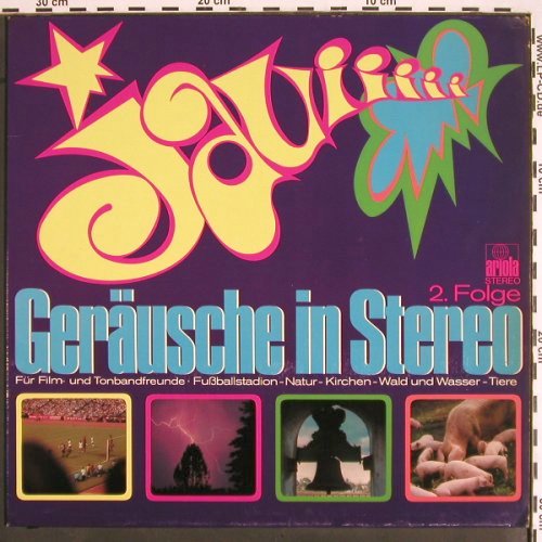 Geräusche In Stereo: Fußballstadion, Natur...Folge 2, Ariola(85 786 XAU), D, 1971 - LP - V1693 - 5,00 Euro