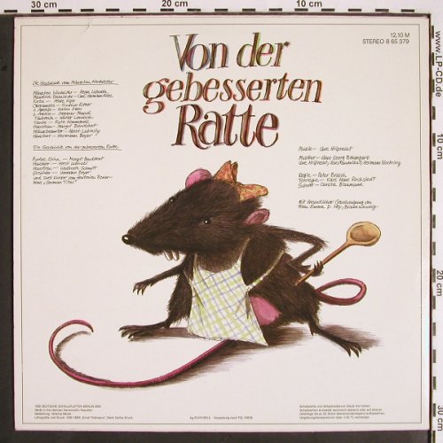 Mäuseken Wackelohr und..: Hans Fallada.. gebesserten Ratte, Litera (8 65 379), DDR, 1985 Typ: LP Best.-Nr.: V1695 Preis: 6,00 Euro