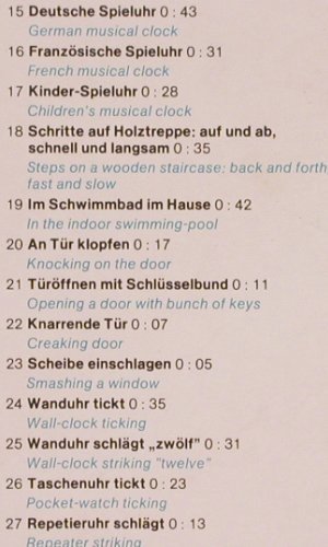 Geräusche in Stereo: 3 - Im Hause Kinder,M.zumUnterlegen, Europa(E 1047), D, m /vg+, 1975 - LP - V1704 - 5,00 Euro