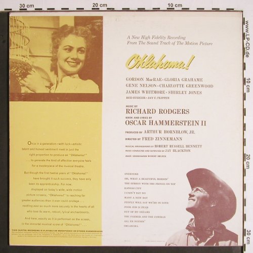 Oklahoma!: From the Original Soundtrack, Foc, Capitol (WAO 595), US Typ: LP Best.-Nr.: V1784 Preis: 7,50 Euro