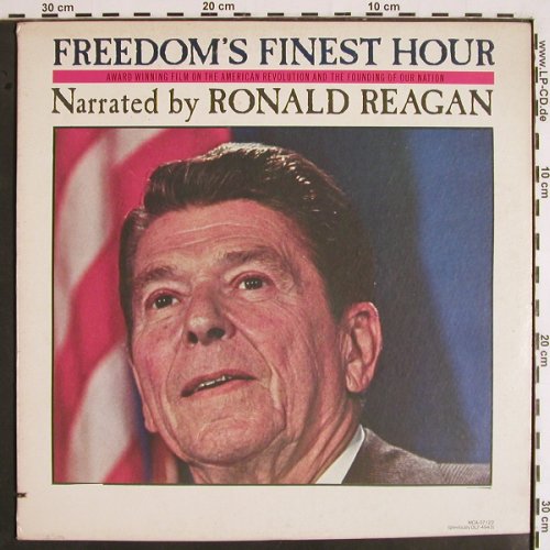 Reagan,Ronald - Narrated by: Freedom's Finest Hour, MCA(MCA-37 122), US, co, 1981 - LP - V1934 - 7,50 Euro