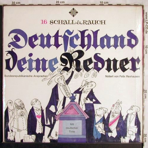 V.A.Deutschland deine Redner: 16 Schall & Rauch, FS-New, sealed, Telefunken(STSC 13 442), D, 1966 - LP - V1940 - 20,00 Euro