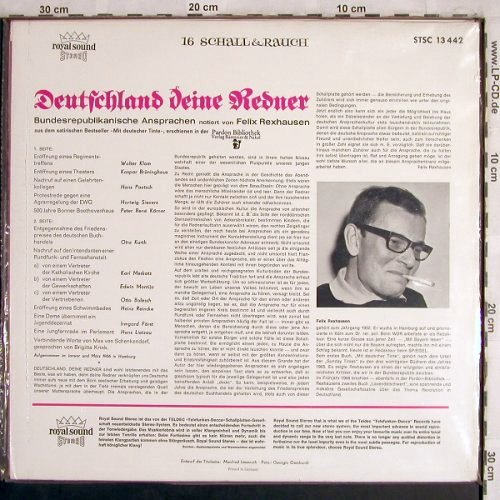 V.A.Deutschland deine Redner: 16 Schall & Rauch, FS-New, sealed, Telefunken(STSC 13 442), D, 1966 - LP - V1940 - 20,00 Euro