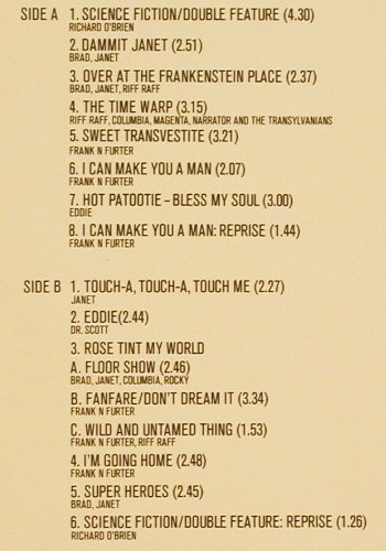 Rocky Horror Picture Show: Same, ODE / SP-77031(OSV-21653), US, 1975 - LP - V1949 - 6,00 Euro
