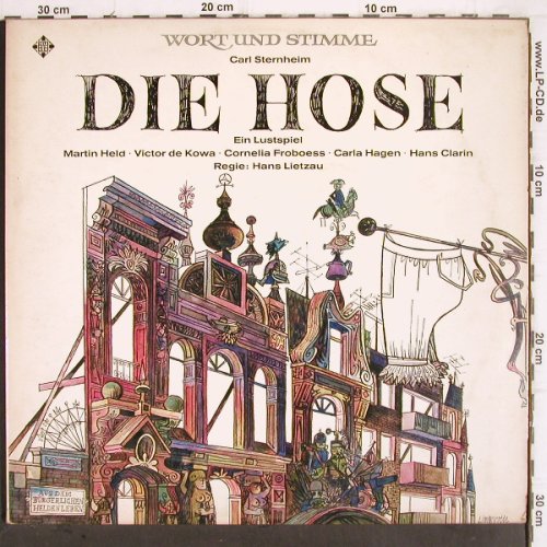 Die Hose: Carl Sternheim - Ein Lustspiel, Foc, Telefunken (STSC 13450), D Typ: 2LP Best.-Nr.: V197 Preis: 9,00 Euro