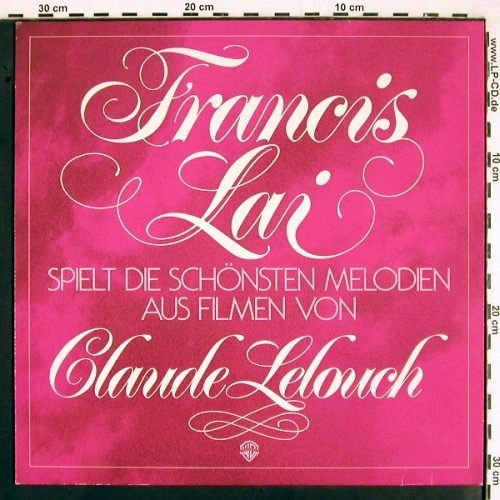 Lai,Francis: spielt d.schönsten...Claude Lelouch, WB(WB 56 799), D, 1980 - LP - V2148 - 6,00 Euro