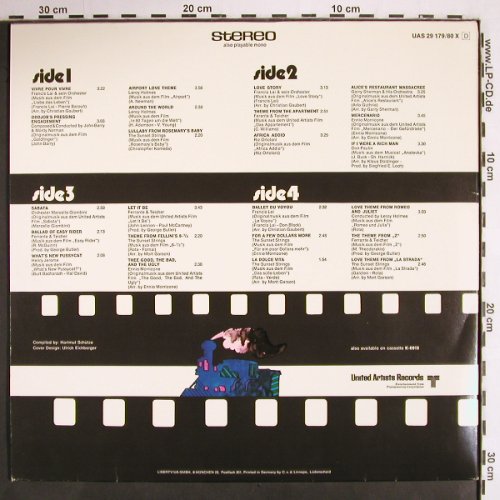 V.A.Filme,die man nicht vergisst: Vol.2, Foc, Vivre pour Vivre..., UA(UAS 29 179/80X), D,  - 2LP - V2362 - 7,50 Euro