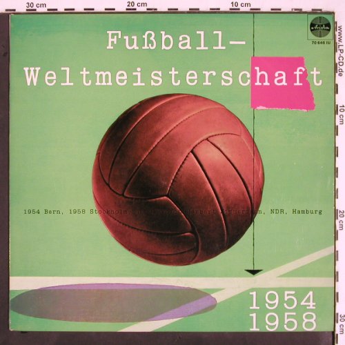 Fußball-Weltmeisterschaft: 1954-1958,Herberger, H.Zimmermann, Ariola (70 646 IU), D, Mono Typ: LP Best.-Nr.: V2411 Preis: 12,50 Euro