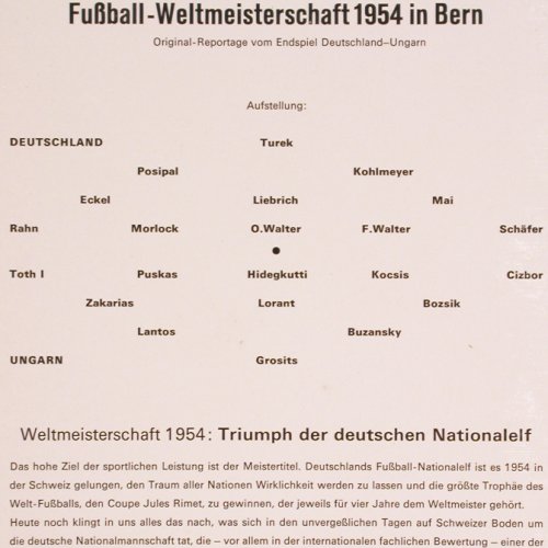 Fußball-Weltmeisterschaft: 1954-1958,Herberger, H.Zimmermann, Ariola (70 646 IU), D, Mono Typ: LP Best.-Nr.: V2411 Preis: 12,50 Euro