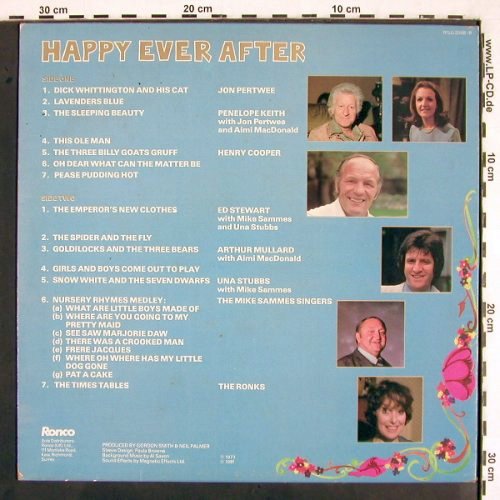 V.A.Happy Ever After: Jon Pertwee...The Ronks (1977), Ronco(RTLO 2068-B), UK, m-/vg+, 1981 - LP - V2439 - 6,00 Euro