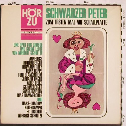 Schwarzer Peter: Oper für Grosse und kleine Leute, HörZu(SHZE 131), D,  - LP - V245 - 6,00 Euro