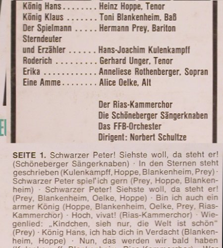 Schwarzer Peter: Oper für Grosse und kleine Leute, HörZu(SHZE 131), D,  - LP - V245 - 6,00 Euro