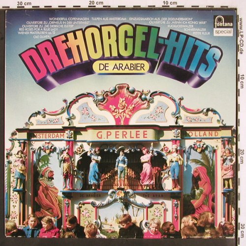 V.A.Drehorgel-Hits - de Arabier: Tulpen a.Amsterdam... Wiener Prater, Fontana Special(6428 105), D, 1974 - LP - V2507 - 7,50 Euro