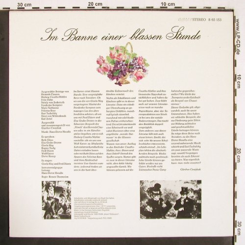 V.A.Im Banne einer blassen Stunde: Gesang Gisela May, Fred Düren, Litera(8 65 153), DDR, 1986 - LP - V2632 - 7,50 Euro