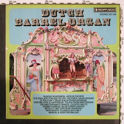 Dutch Barrel Organ: Draaiorgel De Vijf Beelden, Rediffusion(ZS 148), UK, 1973 - LP - V2743 - 6,00 Euro