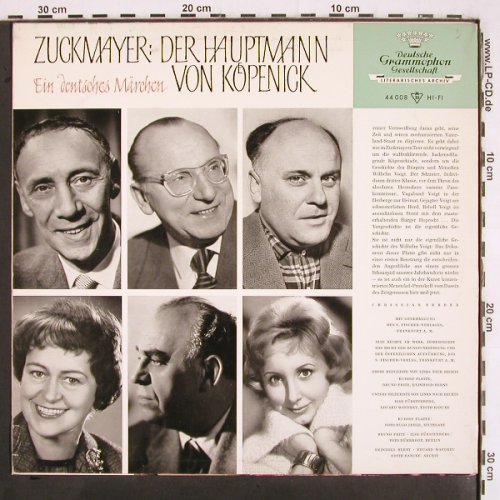Zuckmayer,Carl: Der Hauptmann von Köpenick,R.Platte, D.Gr.(44 008), D, vg+/vg+, 1962 - LP - V2944 - 7,50 Euro