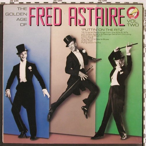 Astaire,Fred: The Golden Age of, Vol.2, 1923-33, EMI (GX 41 2538 1), UK, Mono, 1985 Typ: LP Best.-Nr.: V3005 Preis: 7,50 Euro