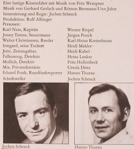 Ohnsorg Theater: Rund um Kap Hoorn, ALCO Records (909-2-121 095), D, 1972 Typ: LP Best.-Nr.: V3043 Preis: 20,00 Euro