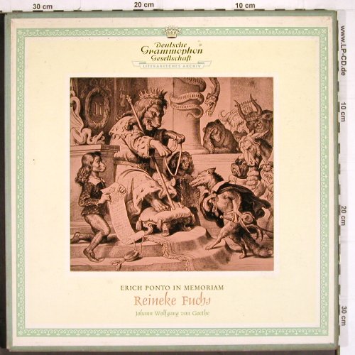 Reineke Fuchs - Goethe: Erich Ponto in Memoriam'58, Box, D.Gr. Literatur(43 009/10 LPMS), D, 1962 - 2LP - V322 - 9,00 Euro