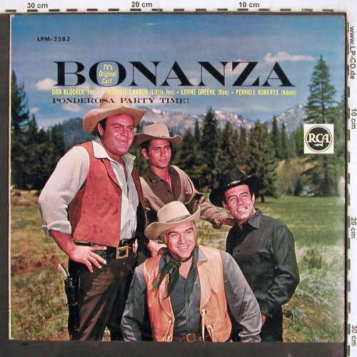 Bonanza: Ponderosa Party Time(music/spoken), RCA (LPM-2583), D, Mono, 1962 Typ: LP Best.-Nr.: V3692 Preis: 20,00 Euro