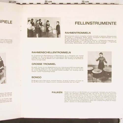 V.A.Die Orff-Instrumente: Einführung in das Orff-Instrument., Pelca (PSRP 40 540), D,Booklet Typ: LP Best.-Nr.: V3834 Preis: 12,50 Euro