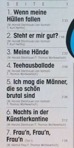 Mary & Gordy: Frau'n,Frau'n,Frau'n, EMI (24 0417 1), D, 1985 Typ: LP Best.-Nr.: V422 Preis: 7,50 Euro
