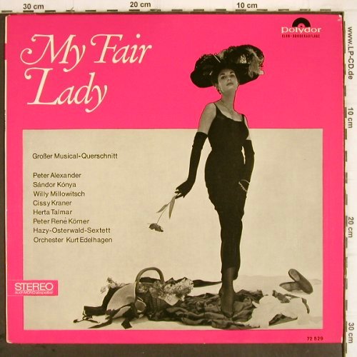 My Fair Lady: Großer Musical-Querschnitt, Polydor Club-Ed. (P 72 529), D, 1966 Typ: LP Best.-Nr.: V508 Preis: 7,50 Euro