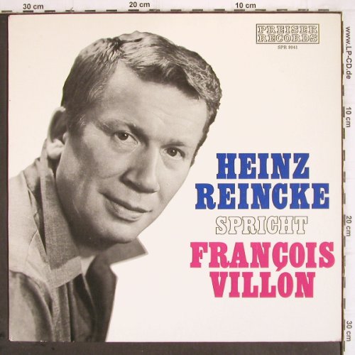 Reincke,Heinz: spricht Francois Villon, Preiser Records(SPR 9941), A,  - LP - V512 - 9,00 Euro