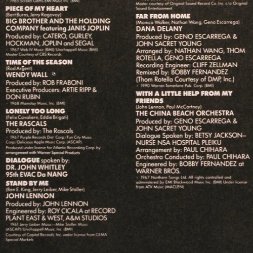 China Beach: Music And Memories, SBK(064-793744 1), D, 1990 - LP - V550 - 5,00 Euro