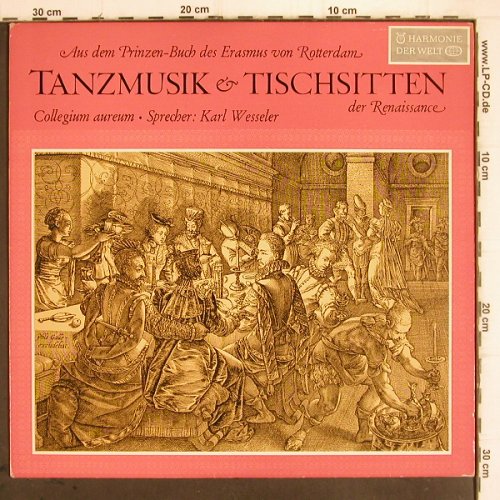 Tanzmusik & Tischsitten der Renaiss: a.d.Prinzenbuch des Erasmus v Rott., Harmonie der Welt(HWS 316 101), D,  - LP - V584 - 12,50 Euro