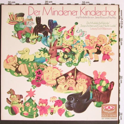 Mindener Kinderchor-singt Lieder: von James Krüss&Erich Watermann, Karussell, Ri,Foc (2652 025), D,Musterpl, 1972 Typ: 2LP Best.-Nr.: V592 Preis: 5,00 Euro