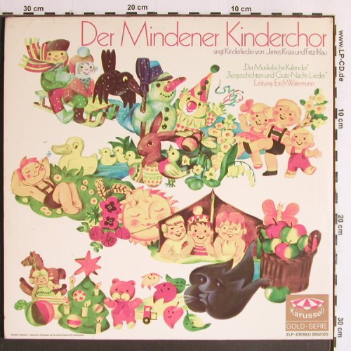 Mindener Kinderchor-singt Lieder: von James Krüss&Erich Watermann, Karussell, Ri,Foc (2652 025), D,Musterpl, 1972 Typ: 2LP Best.-Nr.: V592 Preis: 5,00 Euro