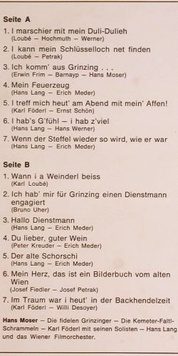 Moser,Hans: Unvergesslich, Elite Special (PLPE 30 036), CH Typ: LP Best.-Nr.: V597 Preis: 6,00 Euro