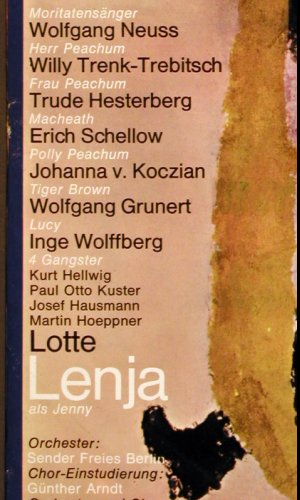 Weill,Kurt / Bertold Brecht: Dreigroschenoper, Querschnitt, CBS(S 62910), D,  - LP - V630 - 6,00 Euro