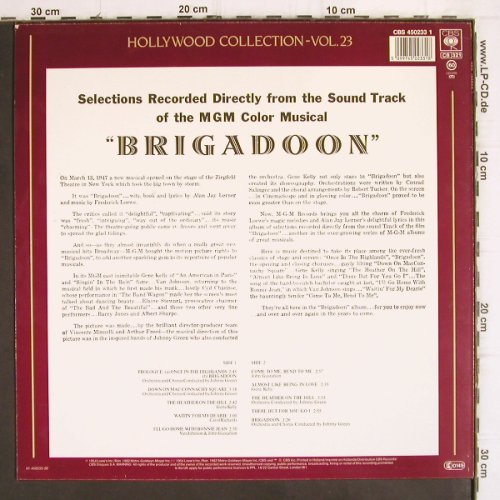 Brigadoon: Orig.Soundtr Gene Kelly,Van Johnson, CBS, Ri(450233 1), NL (1954),  - LP - V731 - 5,00 Euro