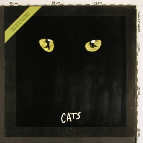 Cats: Selections,Original Broadway Cast, Geffen(GEF 70232), NL, 1983 - LP - V733 - 5,00 Euro