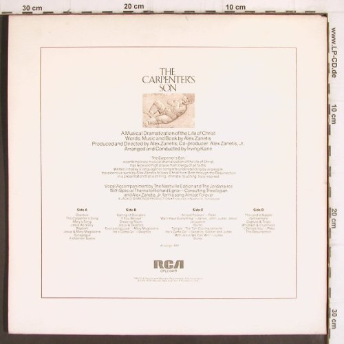 Carpenter's Son: Alex Zanetis, Foc, RCA Victor(CPL2-0419), US, 1973 - 2LP - V735 - 6,00 Euro