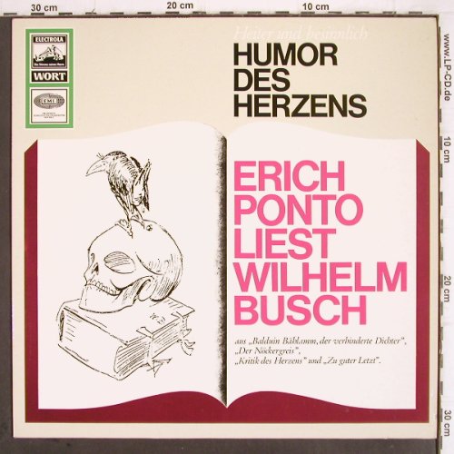 Busch,Wilhelm: Humor des Herzenz, Erich Ponto, Electrola Wort(12 8800 1), D,Mono, Ri,  - LP - V87 - 6,00 Euro