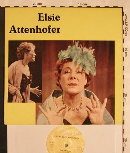 Attenhofer,Elsie: singt und spricht, stoc, Opera(3421), D, Mono,  - 10inch - X1139 - 20,00 Euro