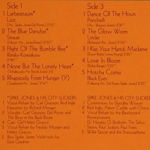 Jones,Spike & His City Slickers: Murders Them All, Foc, RCA Victor(26.28018), D, 1973 - 2LP - X1148 - 7,50 Euro