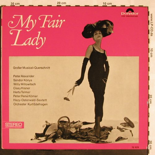 My Fair Lady: Großer Musical-Querschnitt, Polydor(P 72 529), D,Club Ed,  - LP - X1385 - 6,00 Euro