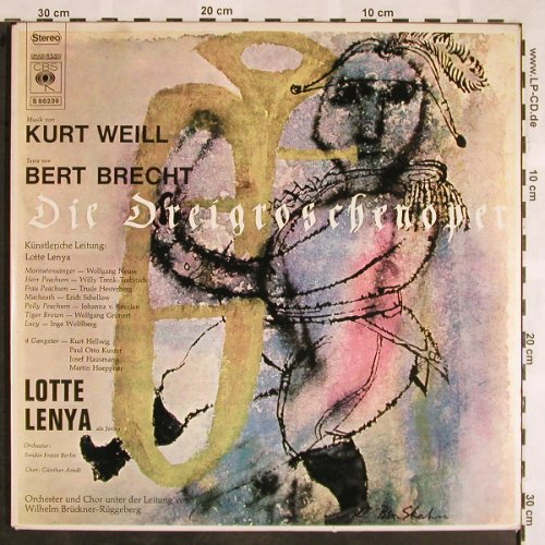 Weill,Kurt / Bertold Brecht: Dreigroschenoper, CBS(S 66239), NL, Foc, 1970 - 2LP - X1386 - 7,50 Euro