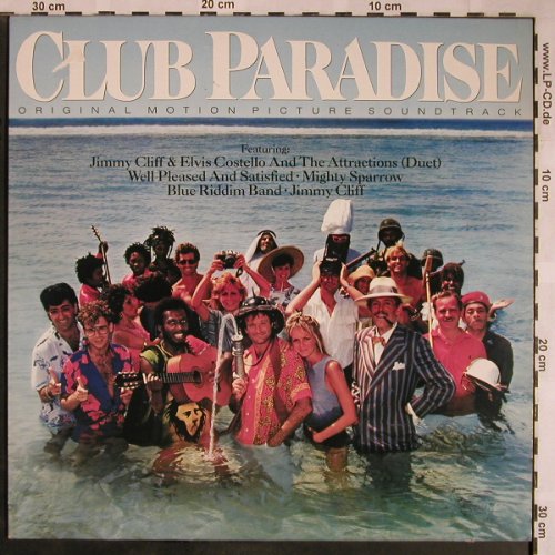 Club Paradise: Original Soundtrack, m-/vg+, CBS(CBS 70 298), NL, 1986 - LP - X1483 - 4,00 Euro